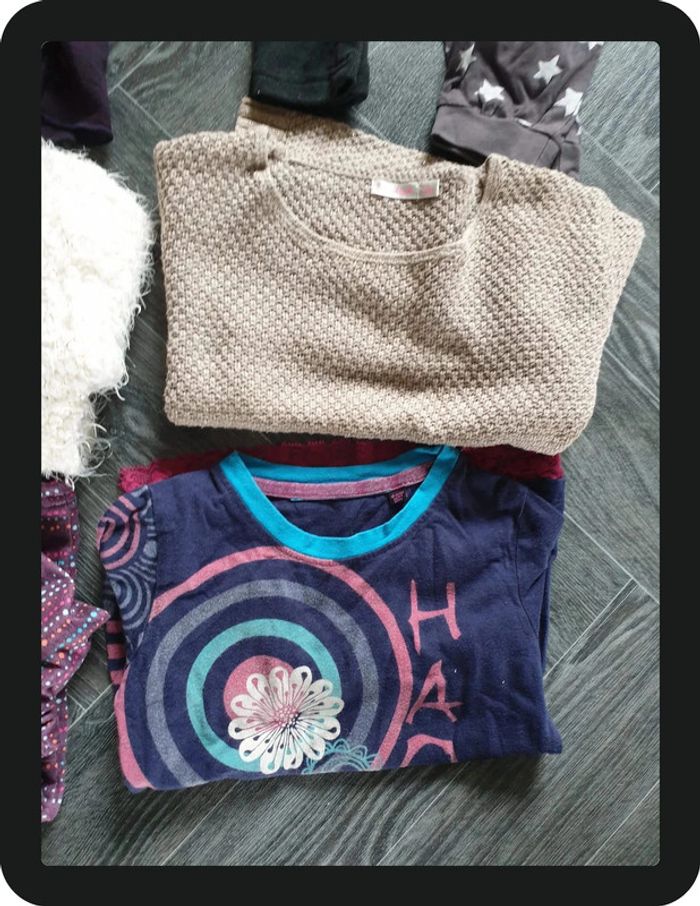 Lot de 7 vêtements hiver fille 4 ans - photo numéro 7