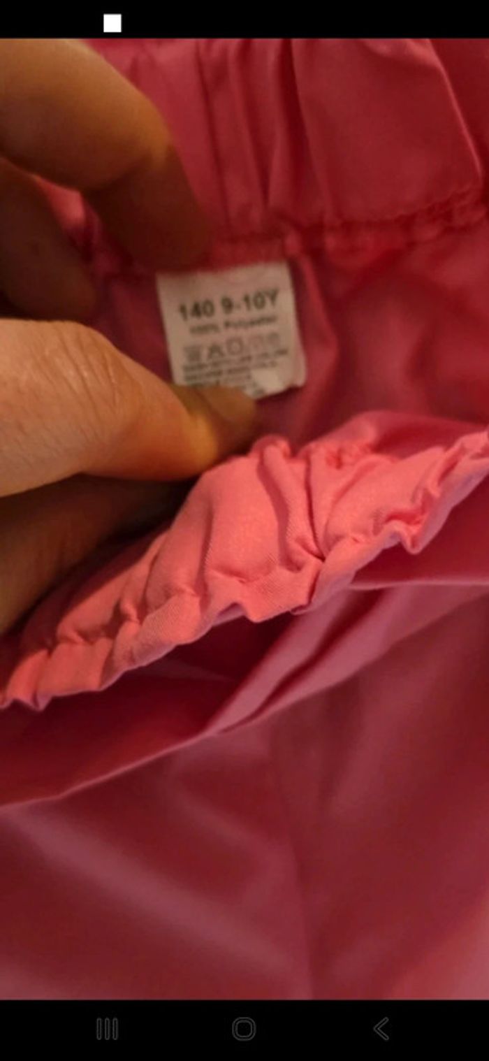 Lot 2 shorts fille 10 ans rose et vert - photo numéro 3