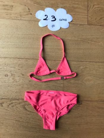 Maillot de bain bikini 2 pièces tex 2-3 ans