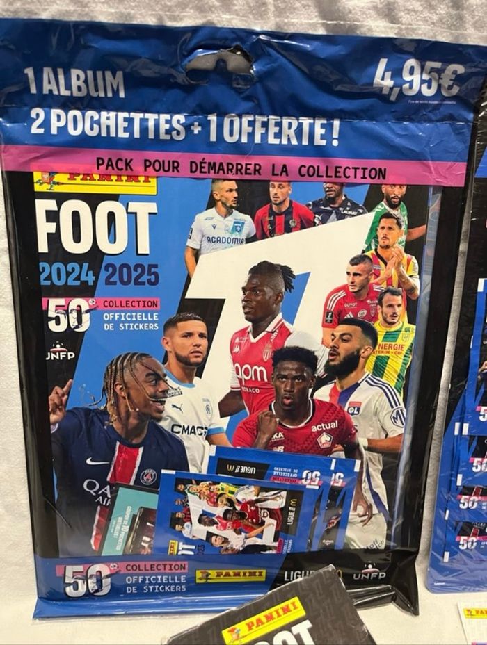 Kit panini stickers FOOT 50 collection 2024 / 2025 - photo numéro 2