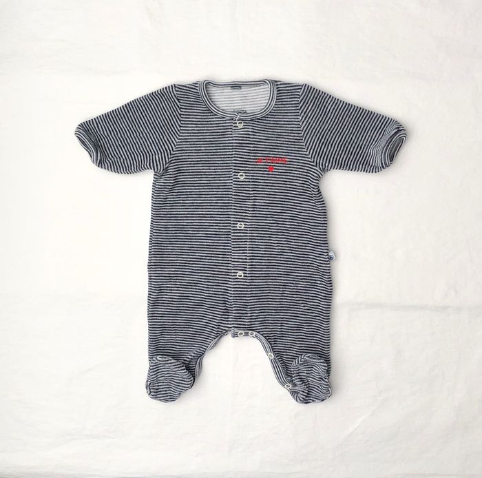 Pyjama velours Petit Bateau Naissance - photo numéro 2