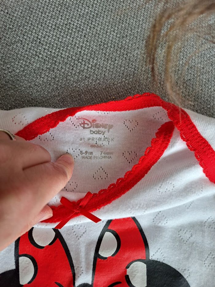 Lot Pyjama + Body ML Minnie 6-9m Neuf - photo numéro 9