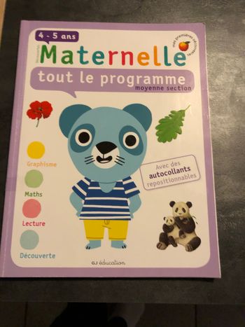 Cahier d apprentissage moyenne section