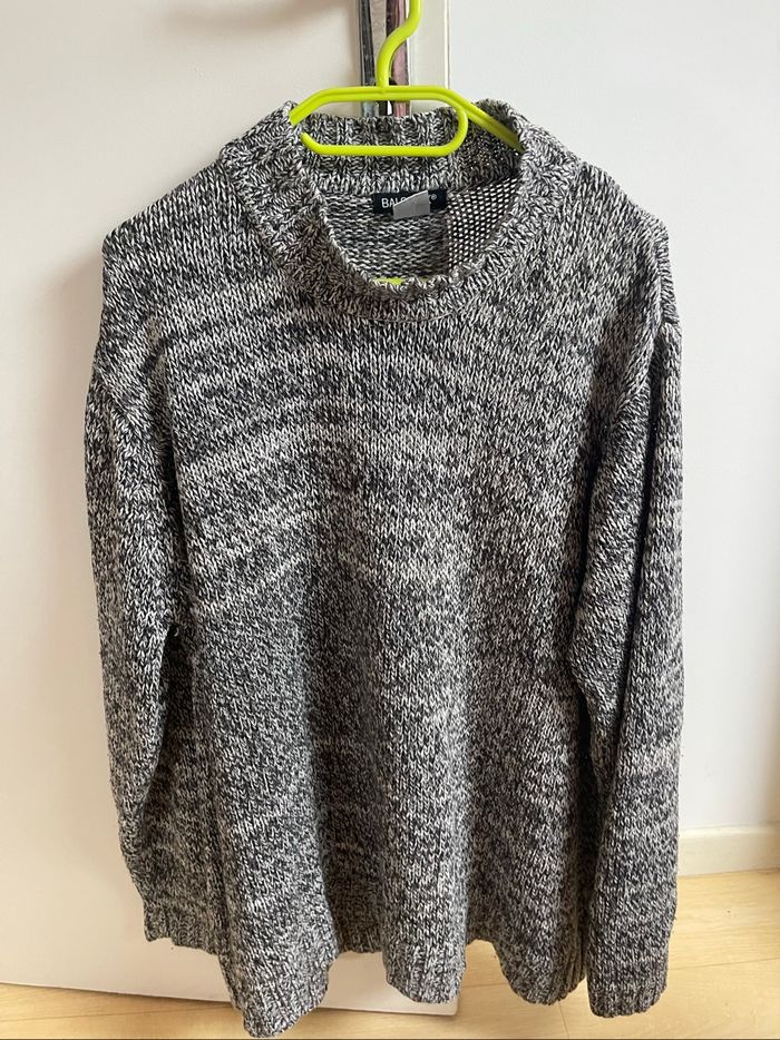 Pull gris chiné