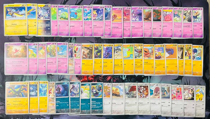 Lot de cartes 164 Pokémon Holos et Normales – Série Etincelles Déferlantes (SSP) - photo numéro 2