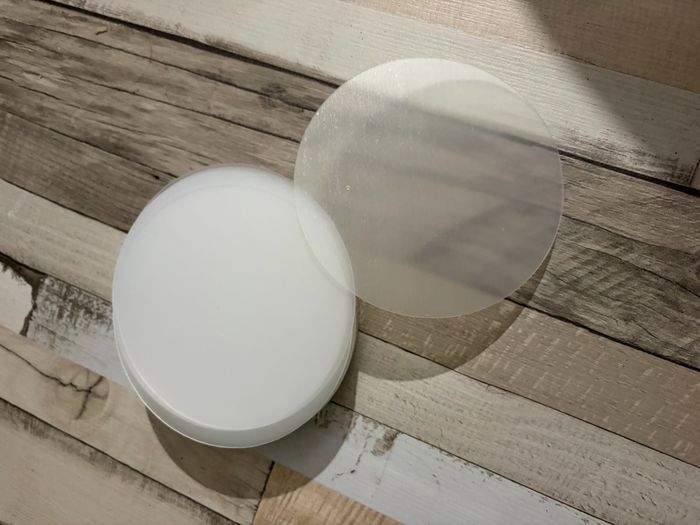 Lot de 25 disques transparent en acrylique DIY