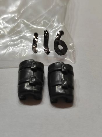 Playmobil 0.50 cts chevalier 2 manchettes noires