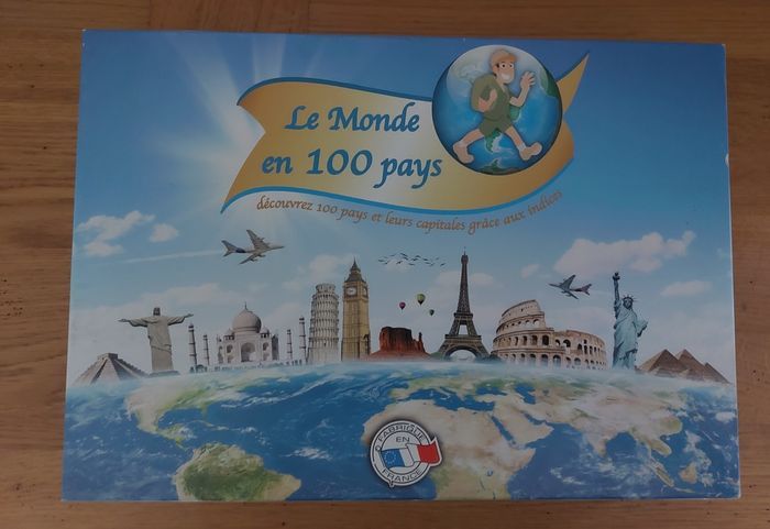 Jeu de société NEUF : Le monde en 100 pays