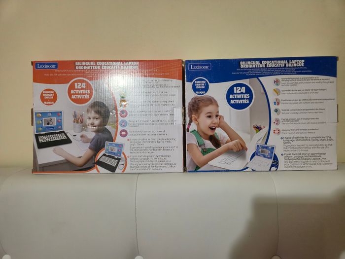 Lot de 2 ordinateurs Lexibook 
Bilingues 124 activités chacun 
Le bleu : 3 ans + et le orange : 4 ans + - photo numéro 6