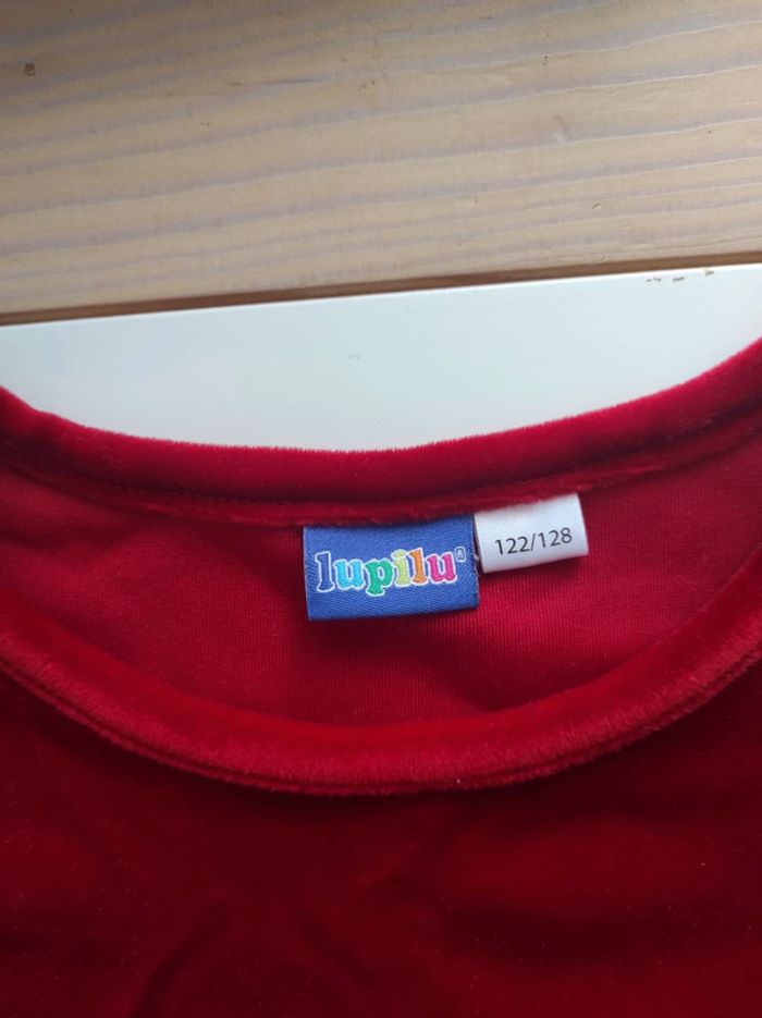 Robe rouge Noël fille 7-8 ans - photo numéro 2