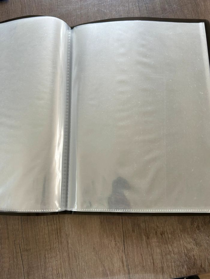 Porte vue noir avec pochette transparente devant - photo numéro 3