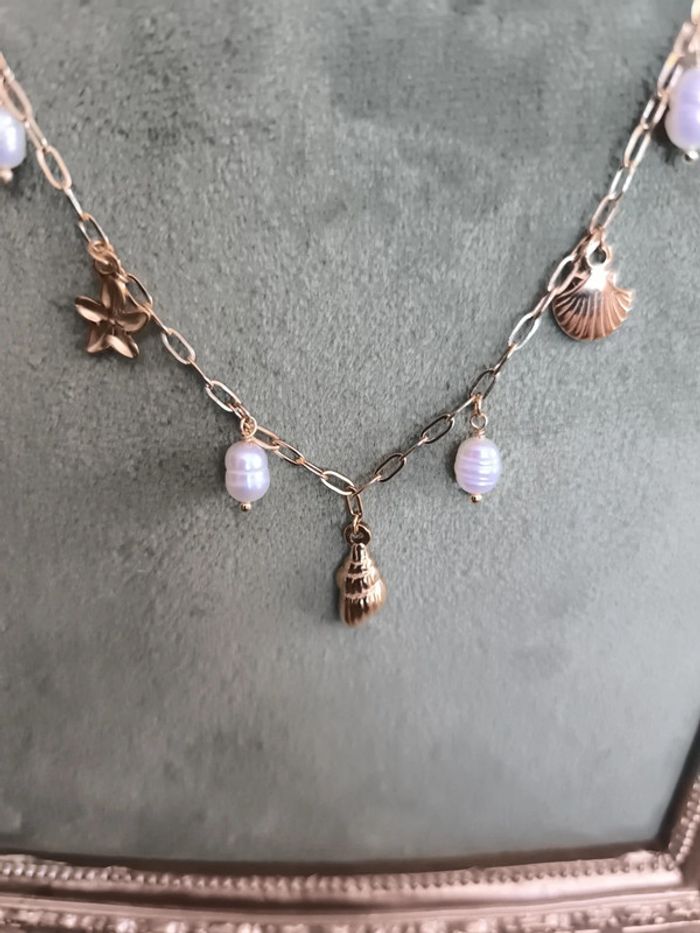 Collier breloques coquillage - photo numéro 3
