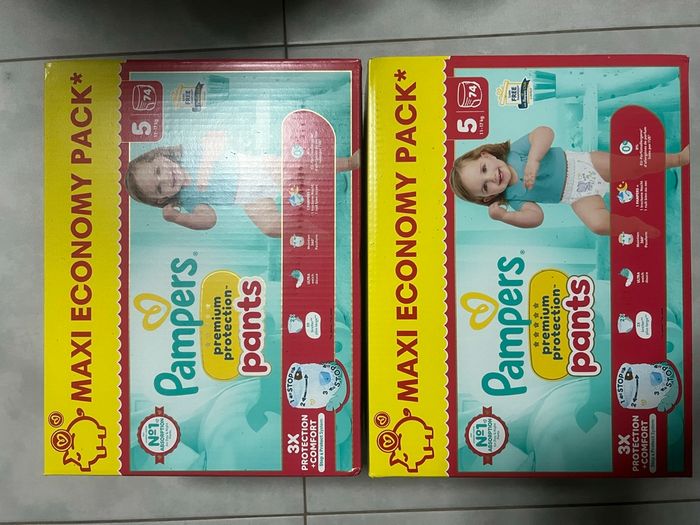 Couches Pampers premium taille 5 pants