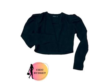 Pull Court Noir Nasty Gal - Taille 36 - Bon État