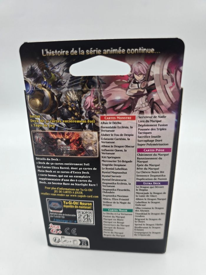 Yu-Gi-Oh- deck des chroniques- le déchu et la vertueuse FR - photo numéro 3