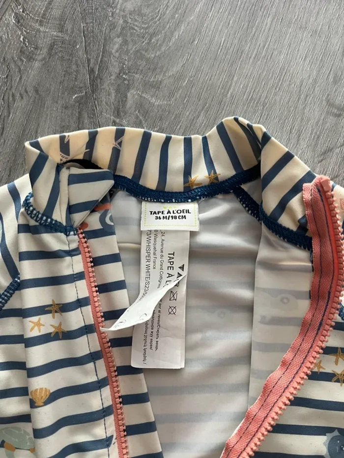 Maillot de bain bébé anti uv 36 mois fille - photo numéro 3