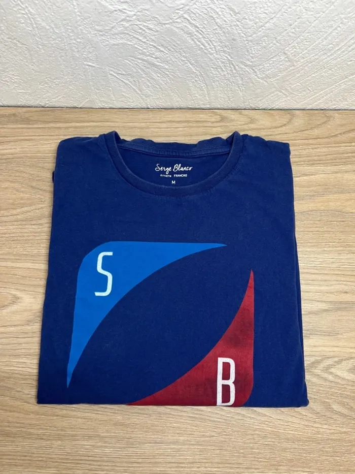 Serge Blanco - Couleur bleu - Taille M