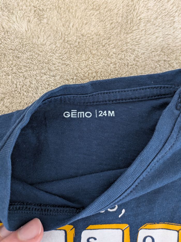 T-shirt Bleu Marine Gemo - 24 Mois - photo numéro 2