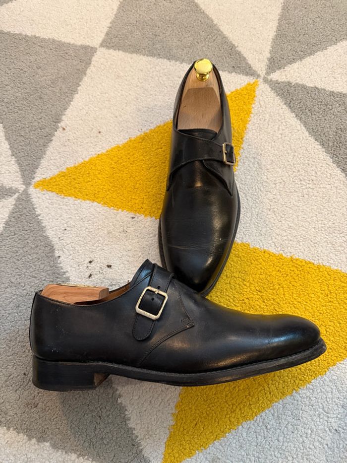 Mocassins en cuir noir Finsbury Taille 42 - photo numéro 3
