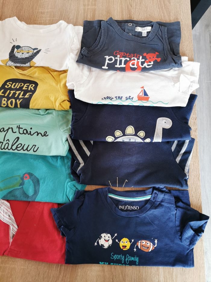 Lot tee shirt 6 mois - photo numéro 4