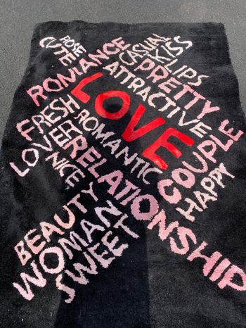 Tapis chambre fille Love