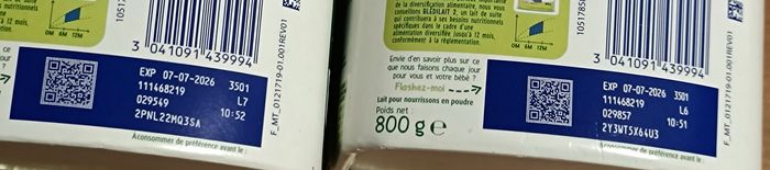 Lot de 4 boîtes de lait bledilait - photo numéro 3