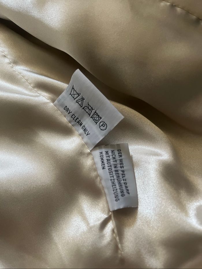 Manteau de fourrure de luxe femme, neuf jamais porté avec ceinture marque « Balmain » taille 42, XL large - photo numéro 7