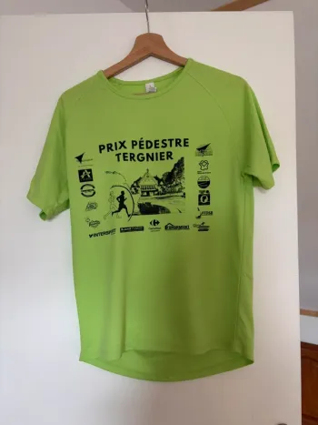 T shirt running floqué