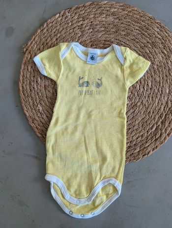 Body petit bateau comme neuf mixte 9 mois