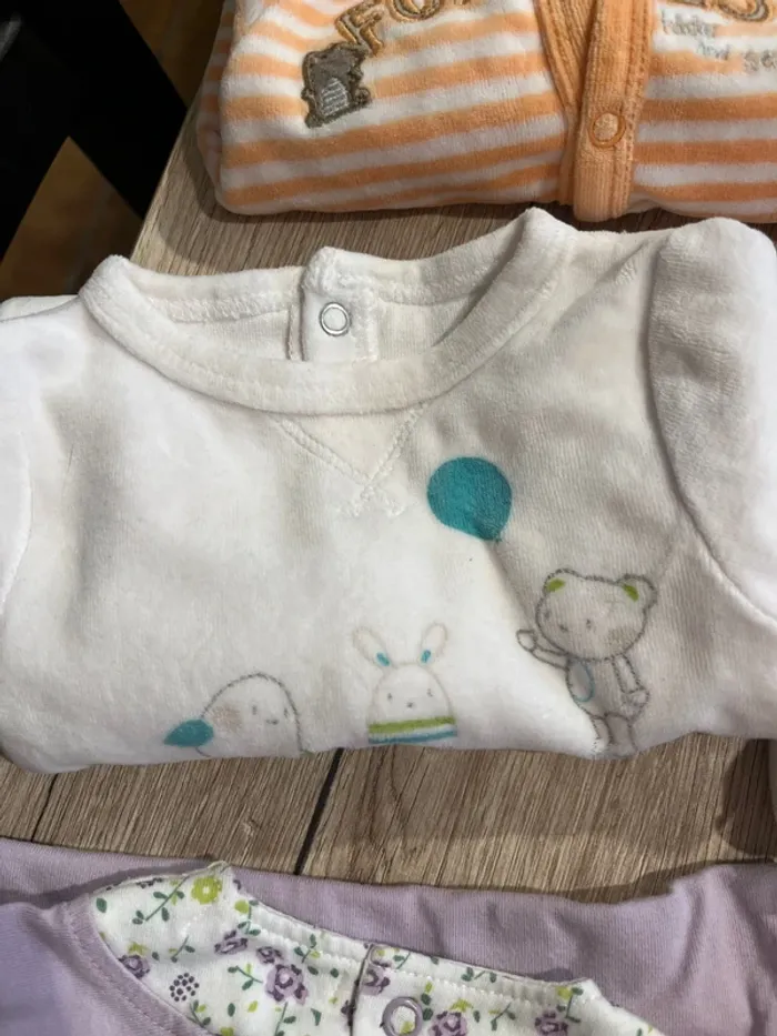 Lot pyjamas épais et légers - photo numéro 4