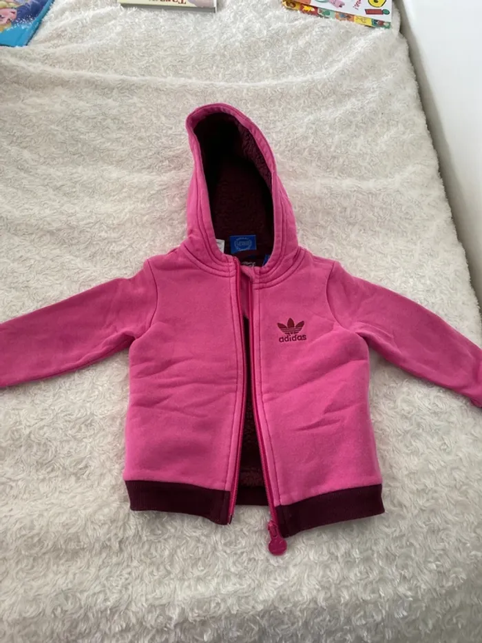 Veste polaire fille Adidas