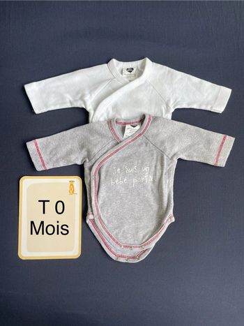 Lot de 2 bodies