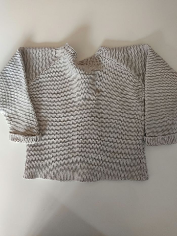 Gilet en laine gris Tape à l'oeil - Taille 23 mois - Très bon état - photo numéro 6
