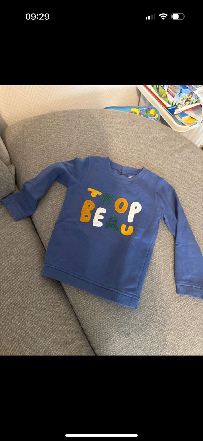 Lot de 2 sweats garçon 4 ans gemo - photo numéro 5