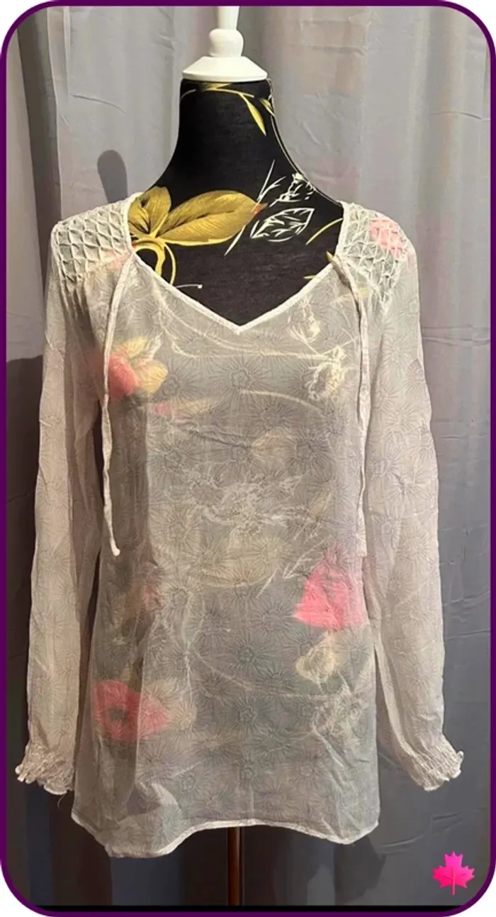 🌷blouse transparente 🌷