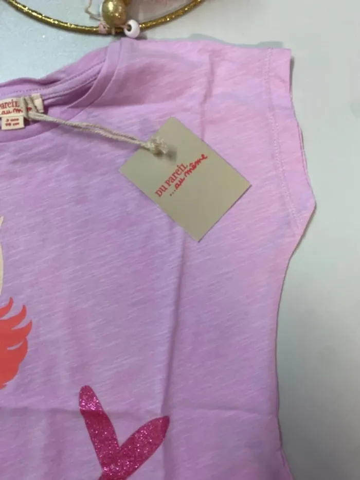 T-shirt fille (neuf) - Taille 3 ans - photo numéro 3