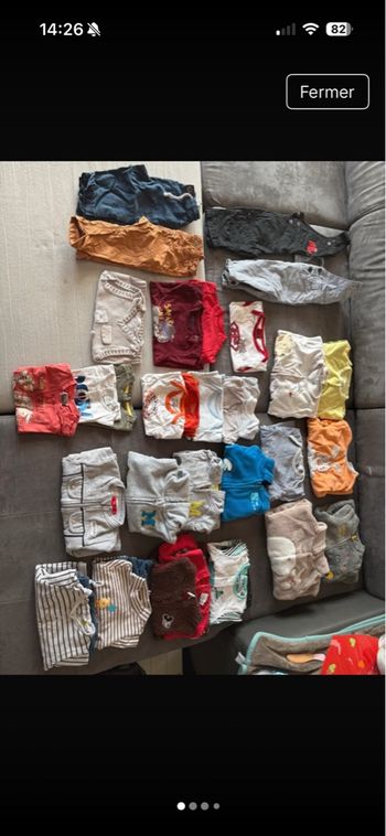 Lot vêtements garçon en 9 mois