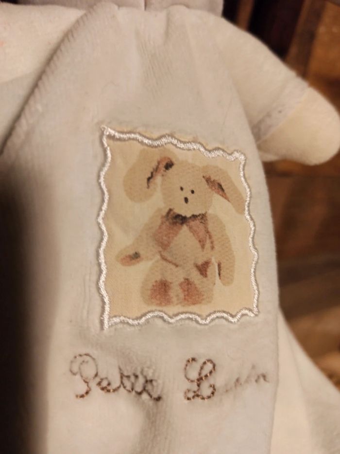 Doudou petit lapun Nounours tbe - photo numéro 4