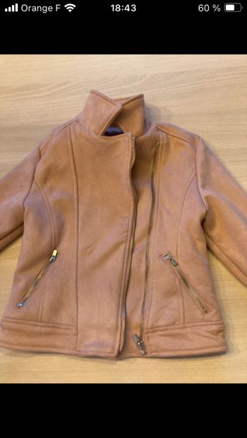 Veste suédine 6 ans