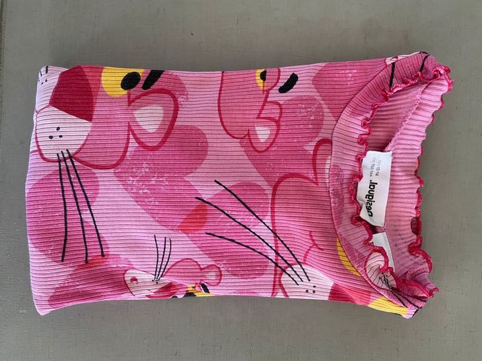 Tee shirt Desigual la panthère rose manches longues taille 13/14 ans - photo numéro 19