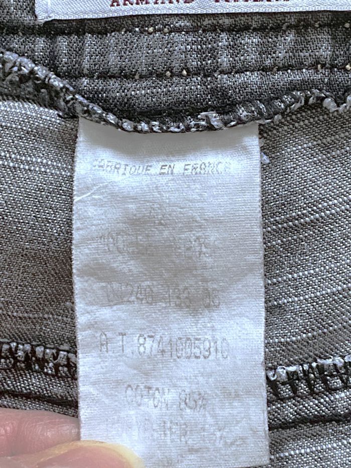 Jeans gris court affinités Armand Thiery - photo numéro 8