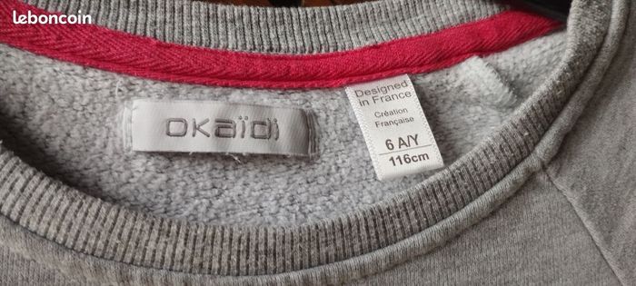 Sweat enfant 6ans Okaïdi - photo numéro 7