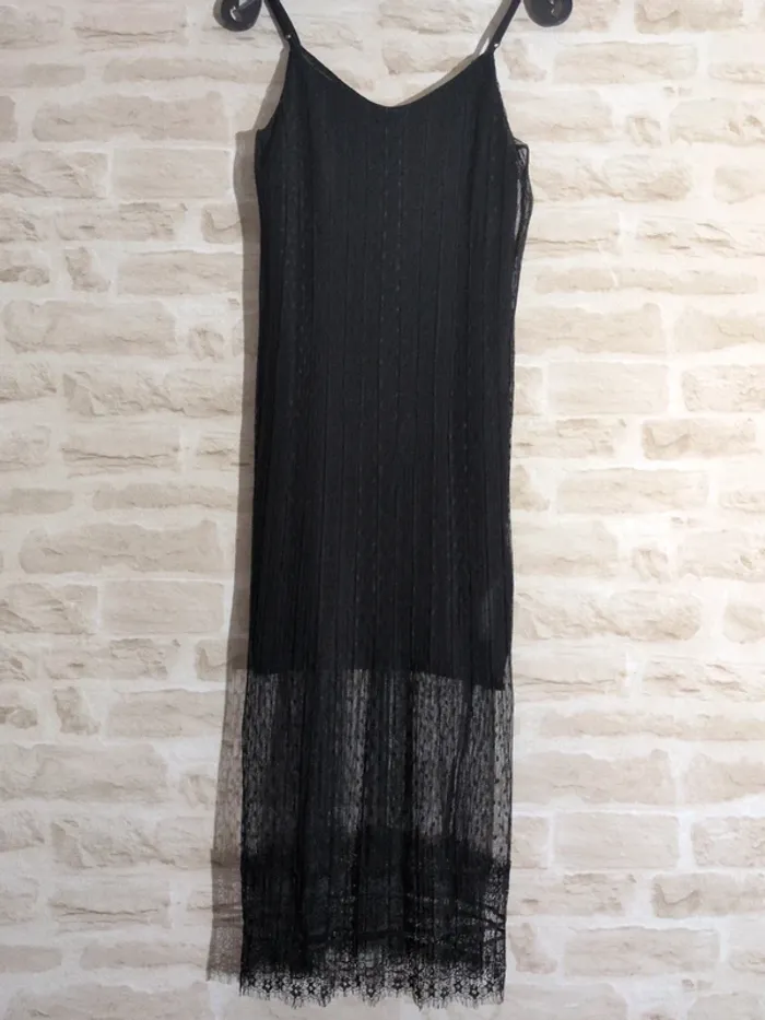 Robe longue noire – Maje – Taille 1 (FR 34 / 36)