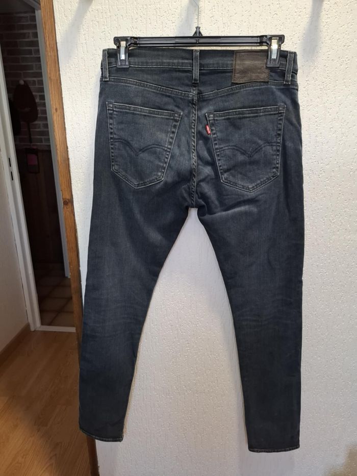 Beau jean homme Levi's 512 W 32 L 34 bleu brut très bon état - photo numéro 7
