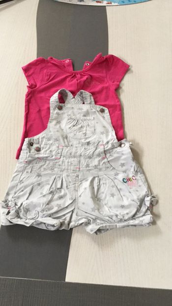 Ensemble Orchestra combishort et tee shirt 18m