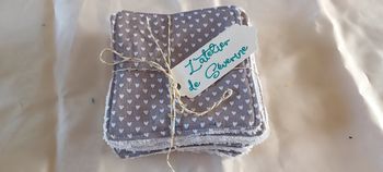 Lot de 10 lingettes lavables