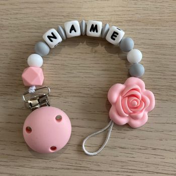 Attache tétine personnalisé  🦋