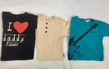 Lot de 3 t-shirt manches longues 2 ans