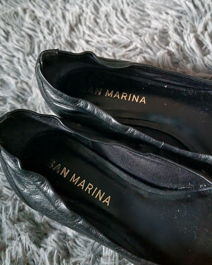 Escarpins cuir noir à talons 39 - photo numéro 5