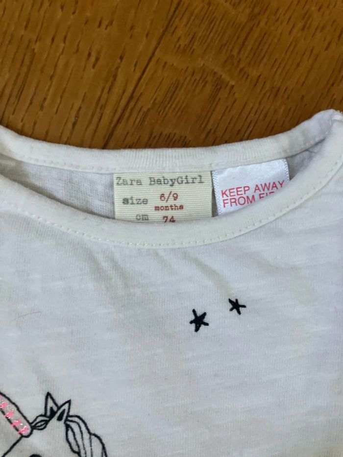 Lot de 2 tshirts 9 mois - photo numéro 2